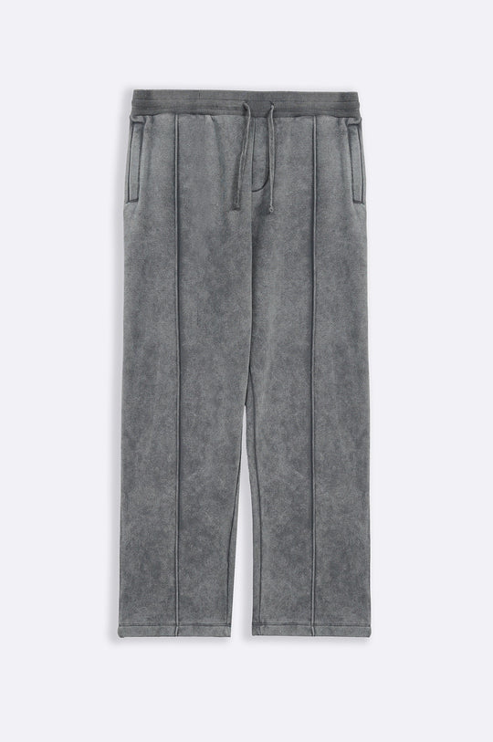GREY SOFT COTTON FLEECE PANTS