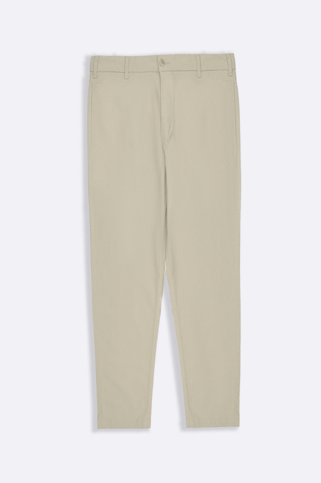 TEXTURED COTTON PANTS