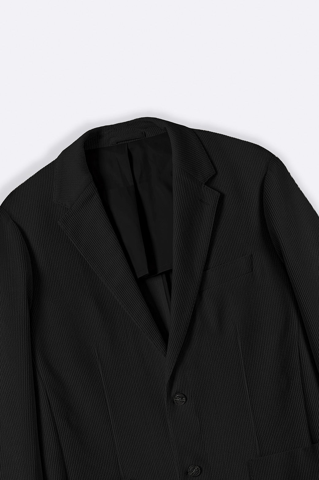 BLACK CORDUROY BLAZER