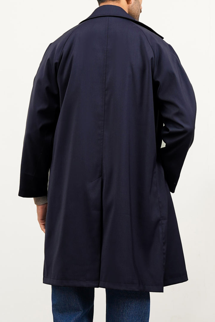 NAVY HOLMES LINED TRENCH COAT