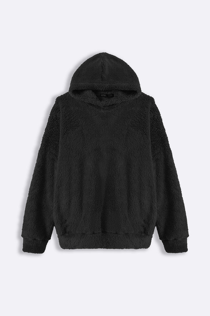 BLACK THE FUR HOODIE