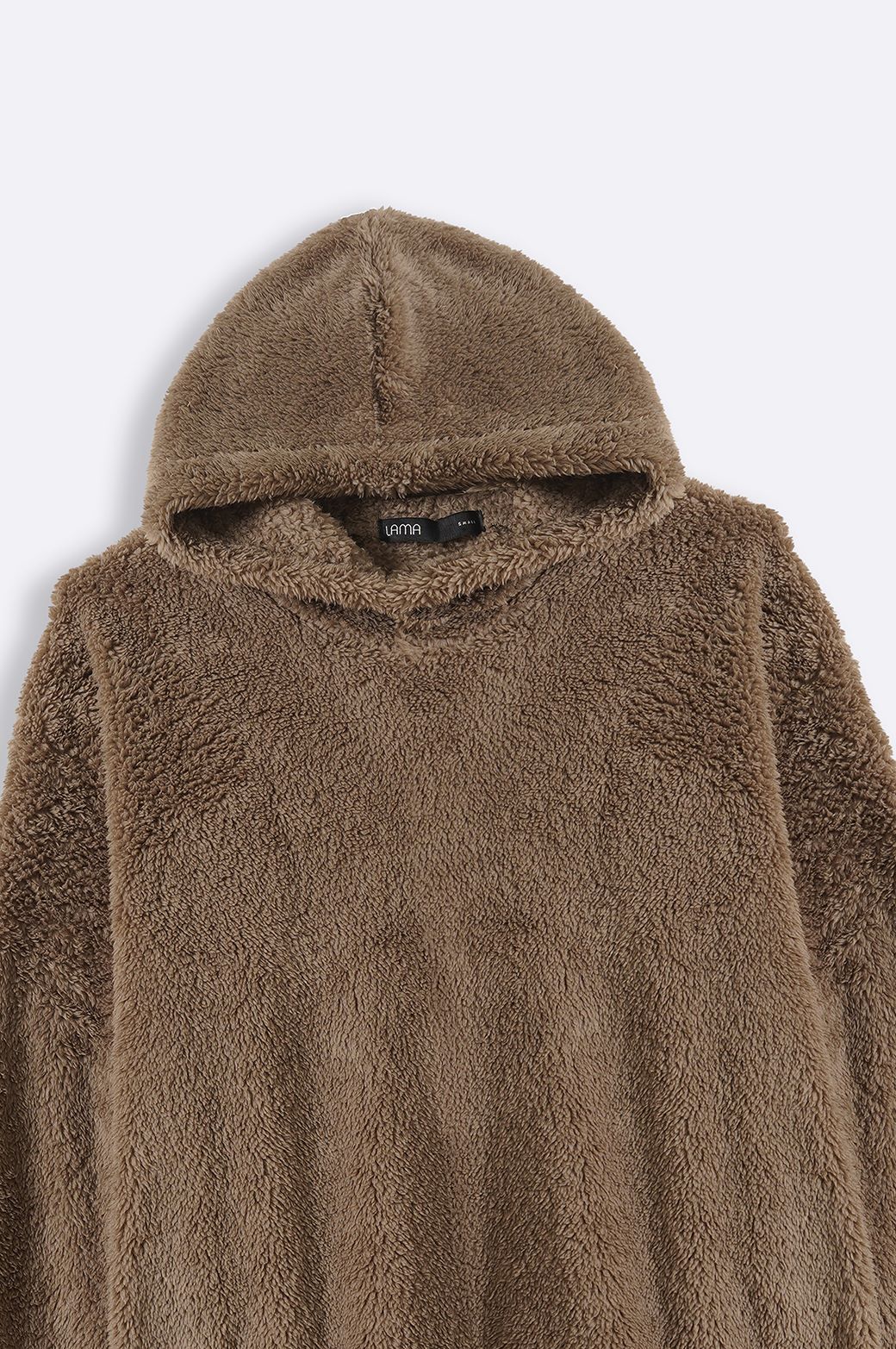 TAUPE THE FUR HOODIE