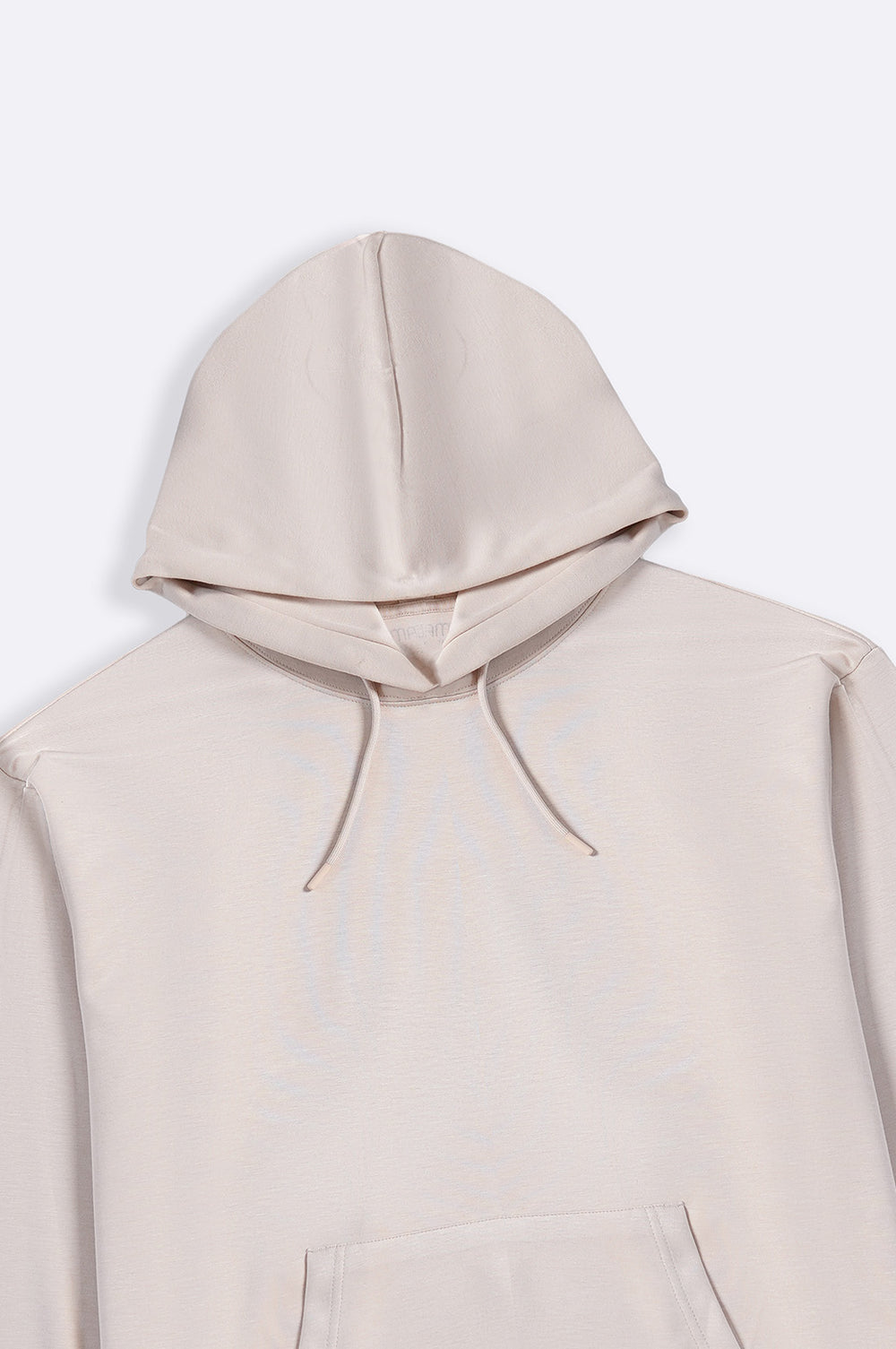 BEIGE PULL-OVER HOODIE