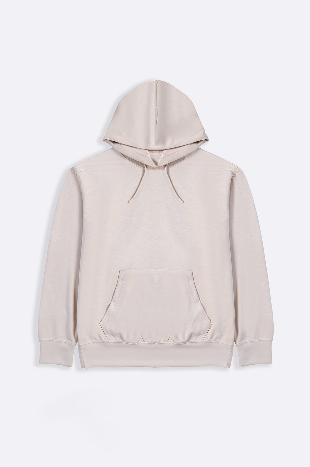 BEIGE PULL-OVER HOODIE