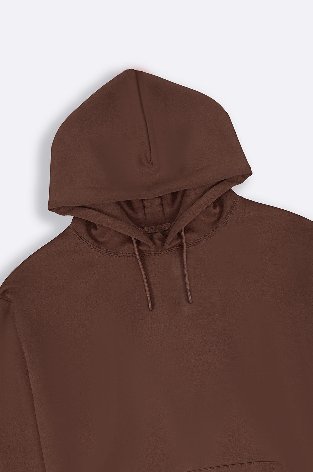 BROWN PULL-OVER HOODIE