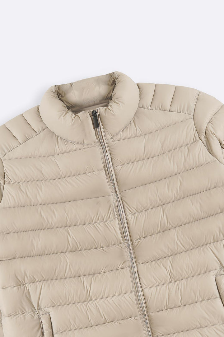 BEIGE REGULAR PUFFER