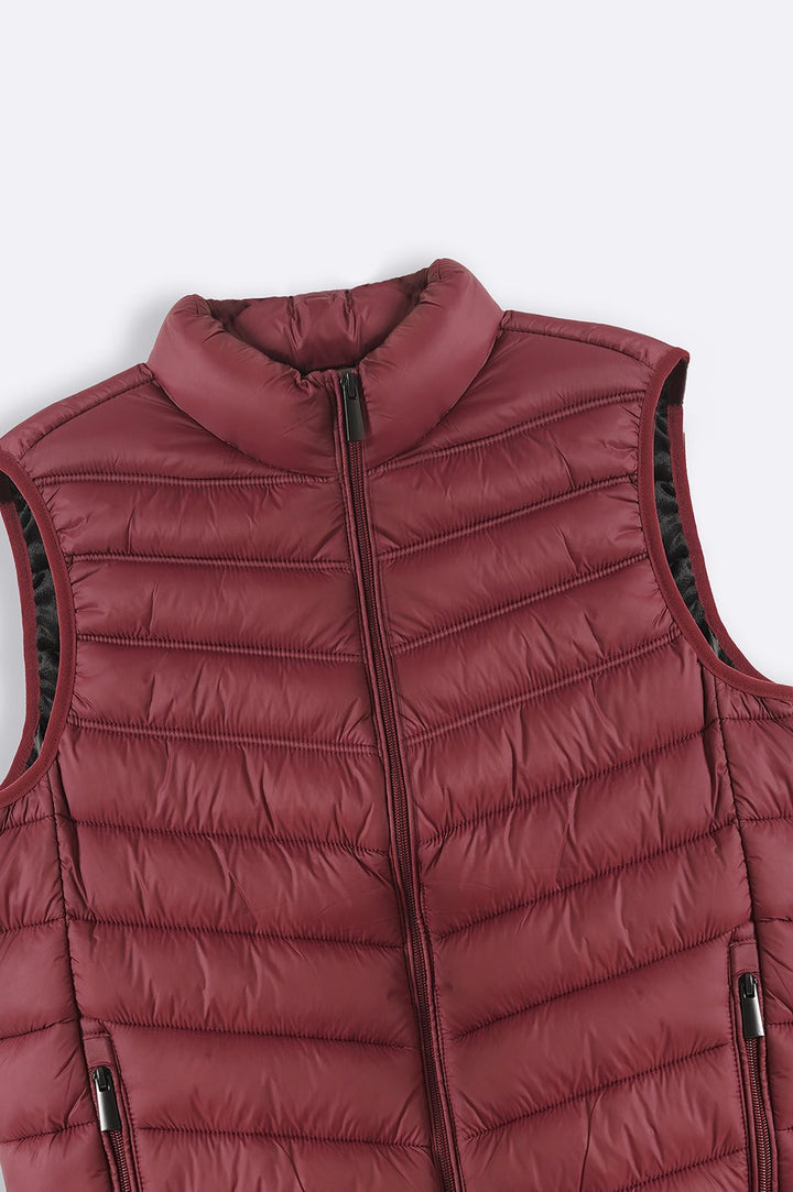 BURGUNDY REGULAR GILET