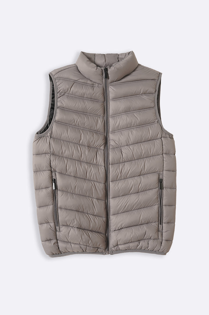 GREY REGULAR GILET