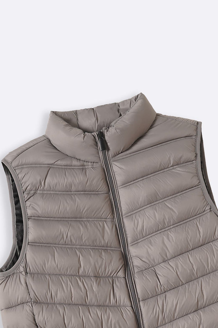 GREY REGULAR GILET