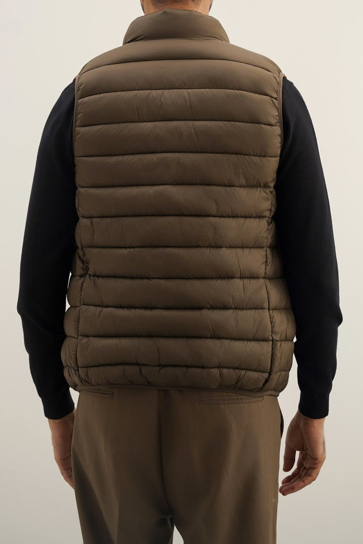 OLIVE GREEN REGULAR GILET