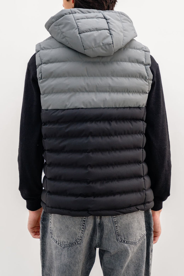 BLACK CONTRAST GILET