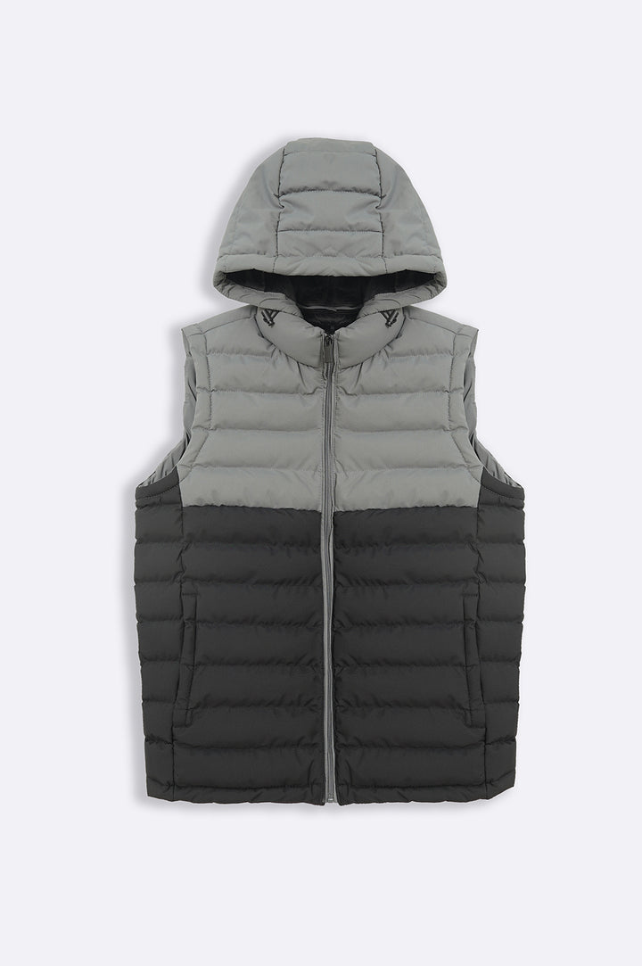 BLACK CONTRAST GILET