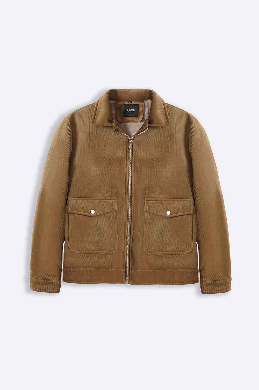 CAMEL CORDUROY AVIATOR JACKET