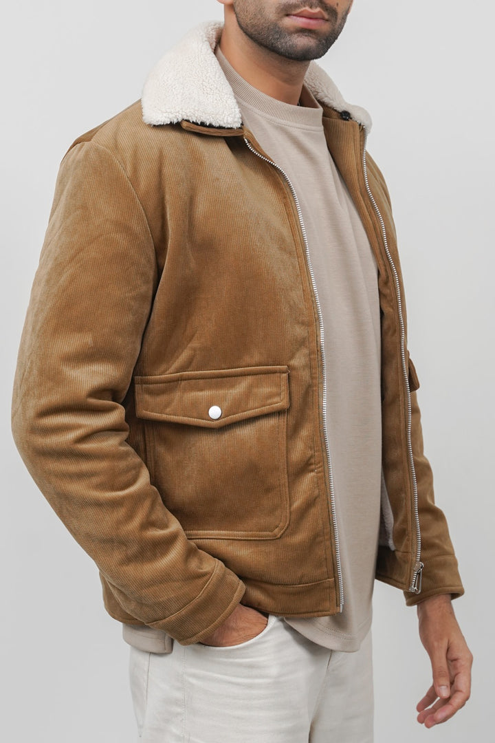 CORDUROY AVIATOR JACKET