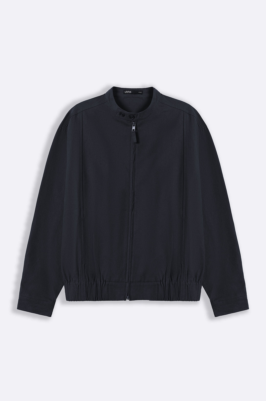 NAVY COTTON HARRINGTON JACKET