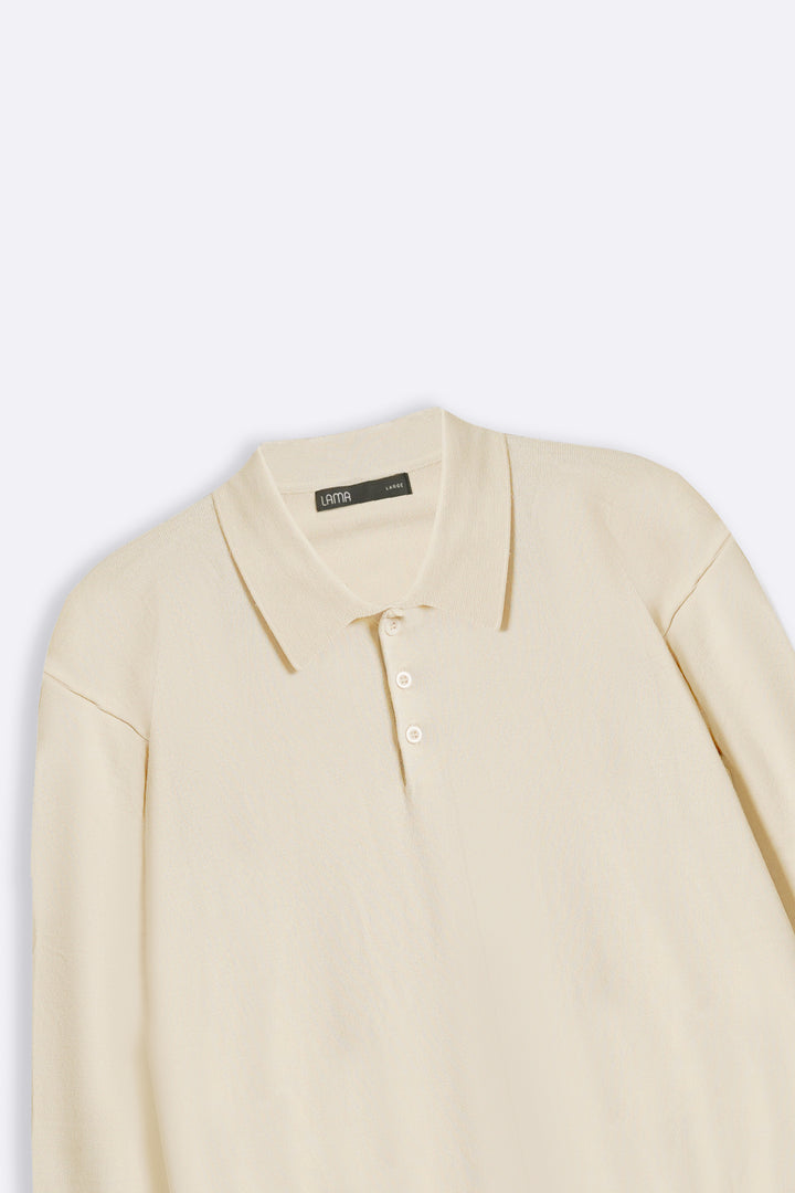 IVORY SPUN BLEND POLO