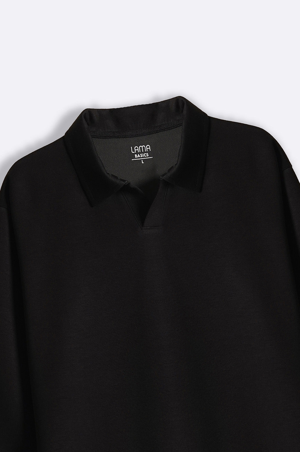 BLACK JOHNNY COLLAR POLO