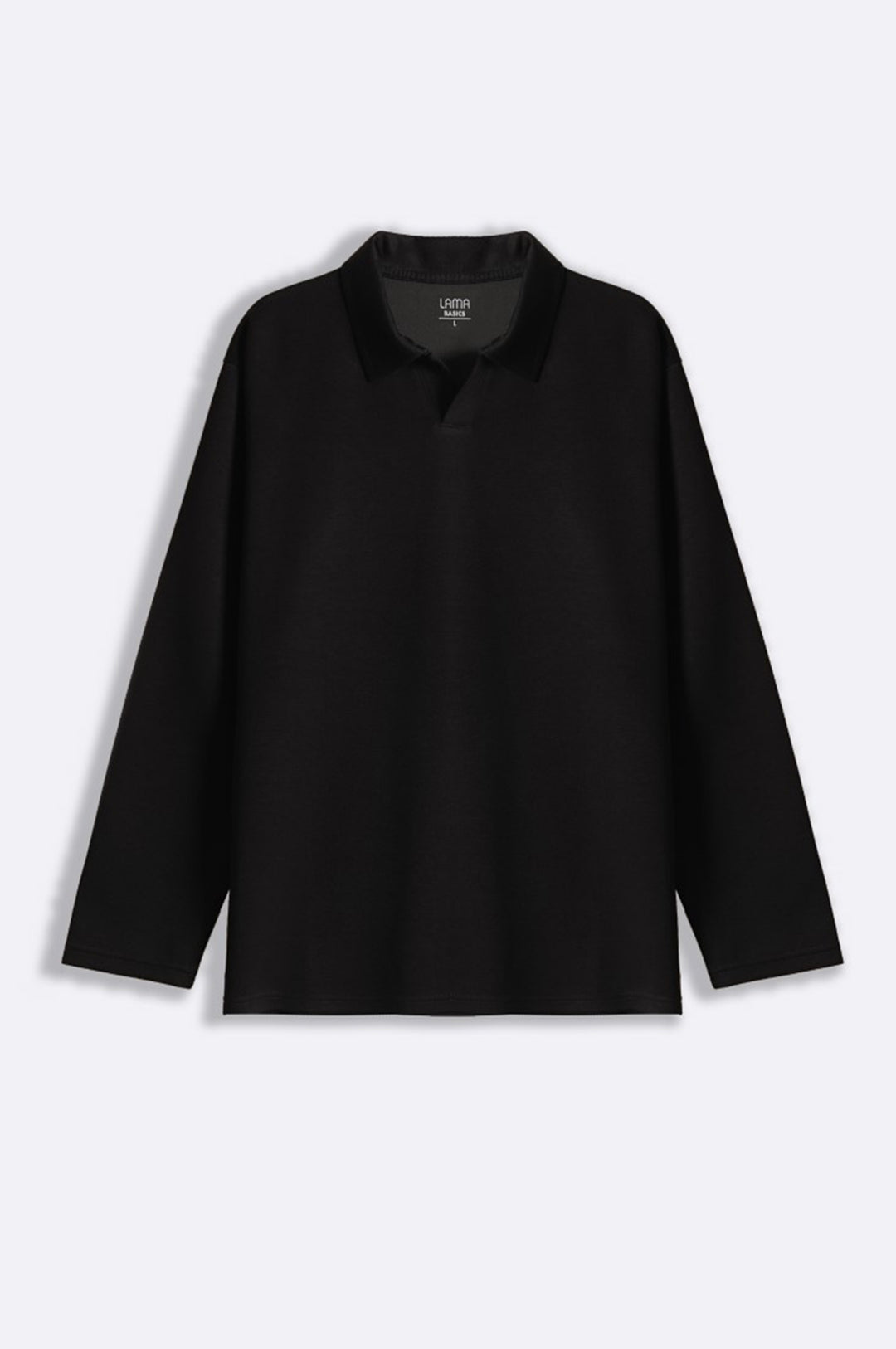 BLACK JOHNNY COLLAR POLO