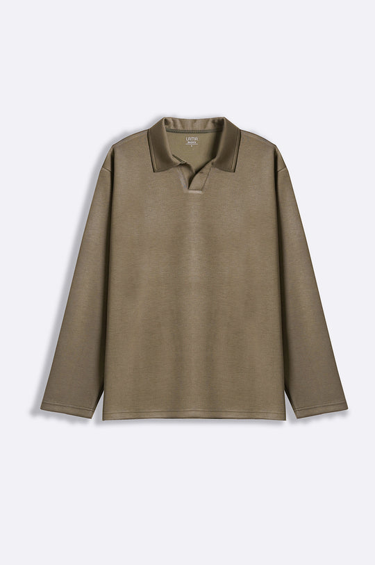 OLIVE JOHNNY COLLAR POLO