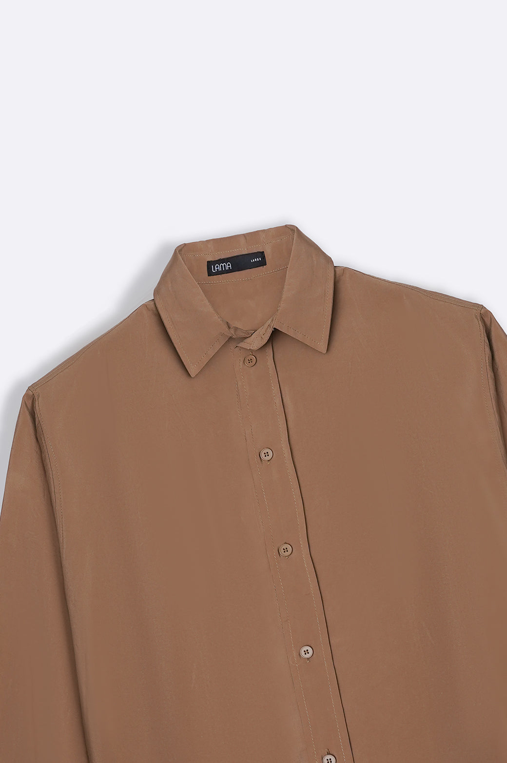 BROWN STONEWASH SHIRT