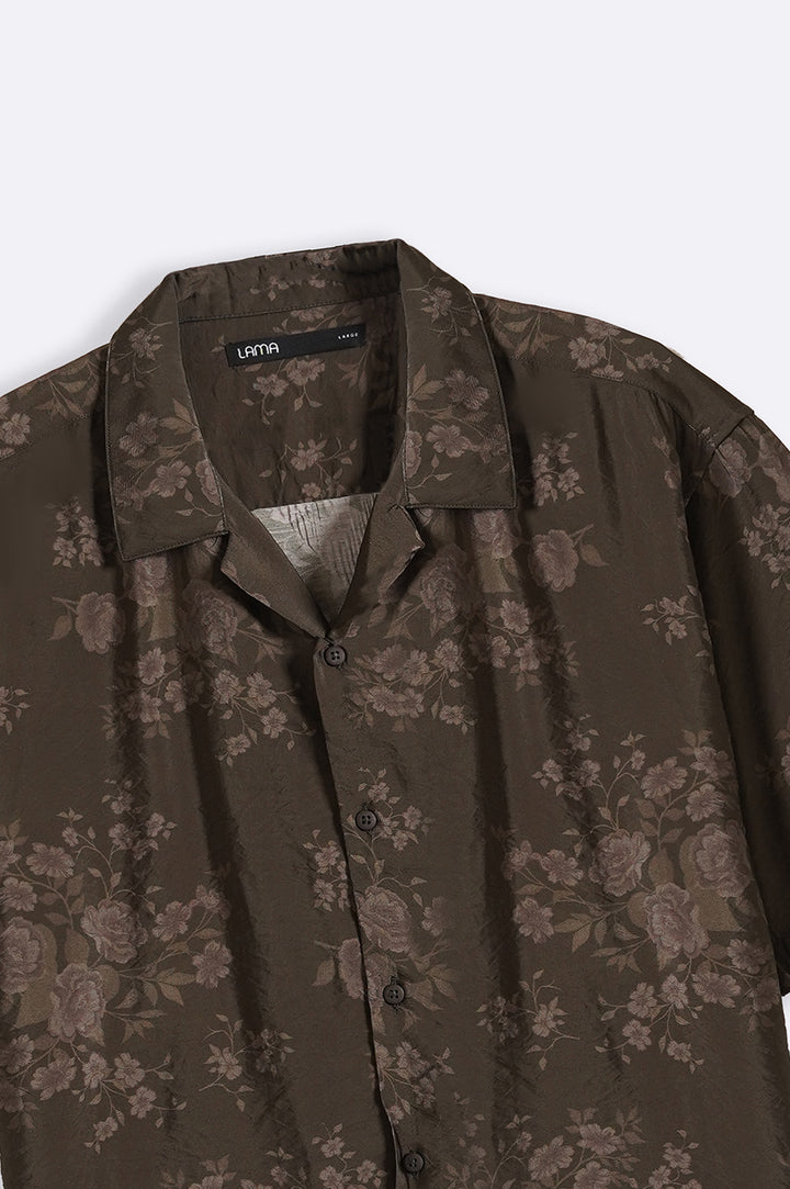 BROWN FOREST PRINTED SHIRT