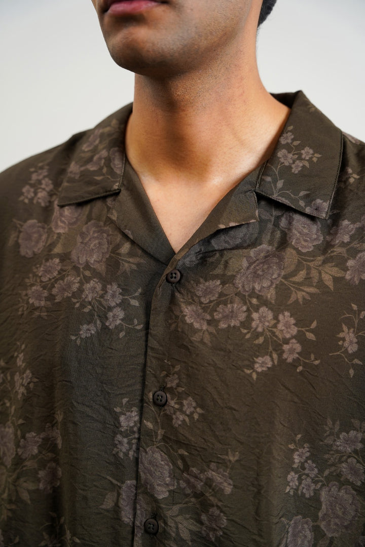 BROWN FOREST SAFARI SHIRT