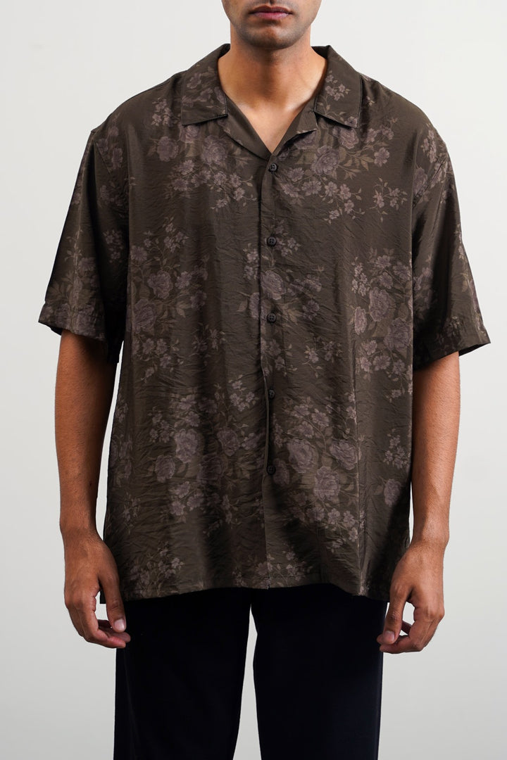 BROWN FOREST SAFARI SHIRT