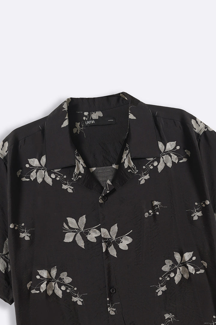 BLACK FLORA PRINTED SAFARI