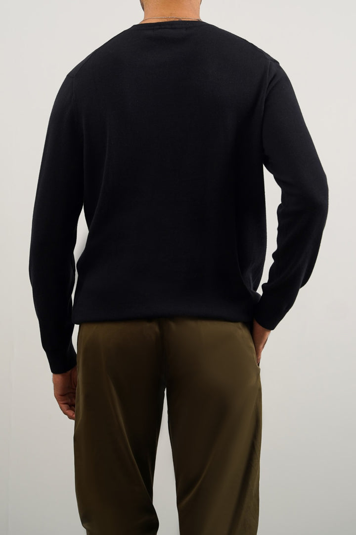 LIGHT COTTON CREW JUMPER