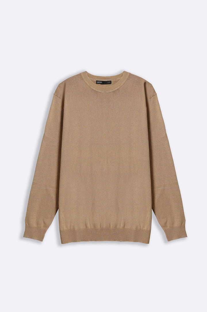 LIGHT COTTON CREW JUMPER