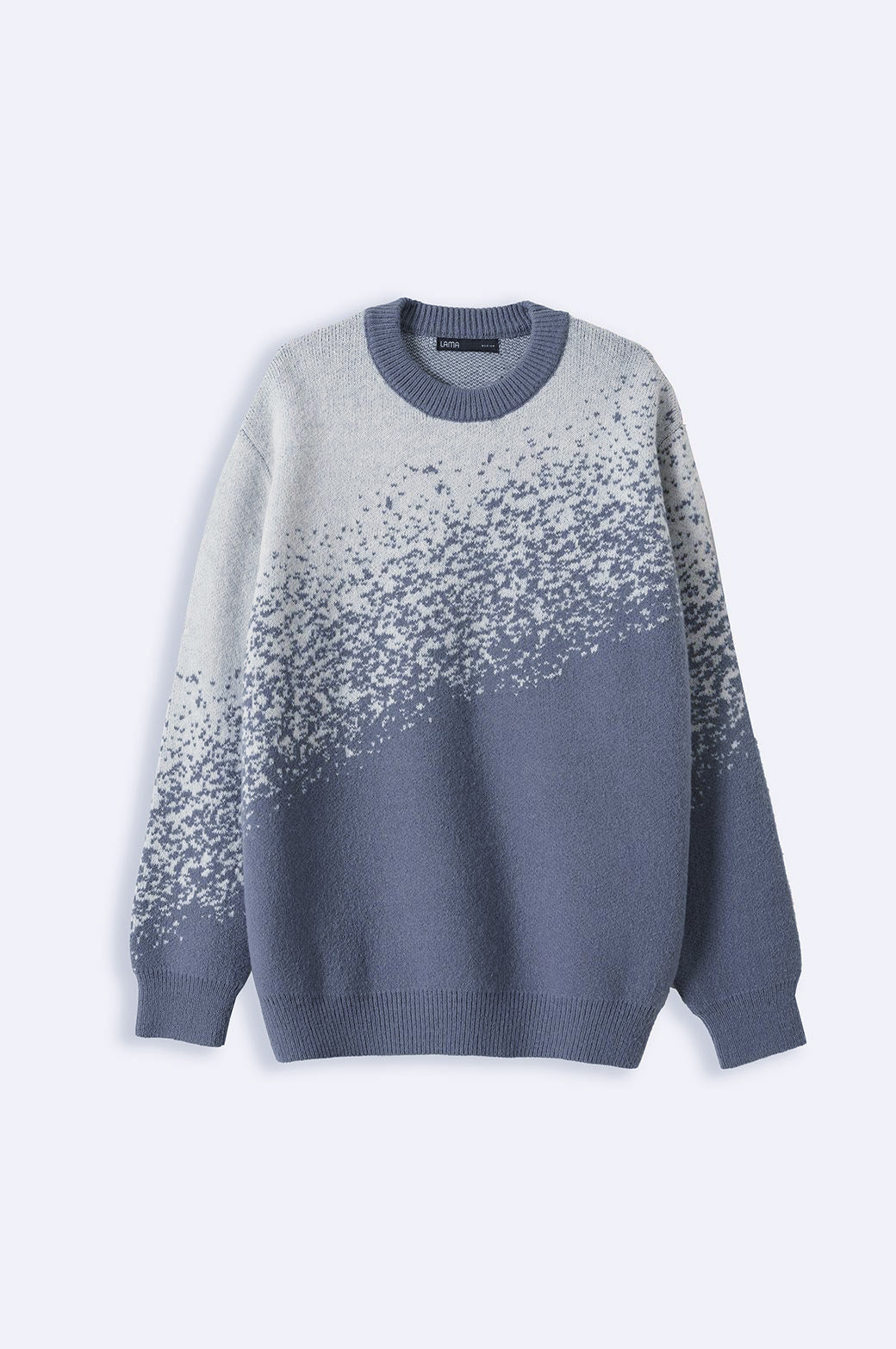 GREY JACQUARD SWEATER