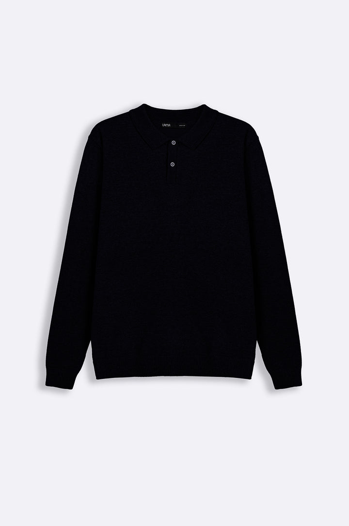 BLACK CLASSIC POLO SHIRT