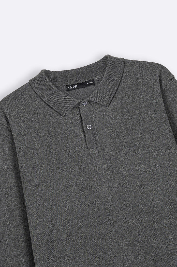 CHARCOAL CLASSIC POLO SHIRT