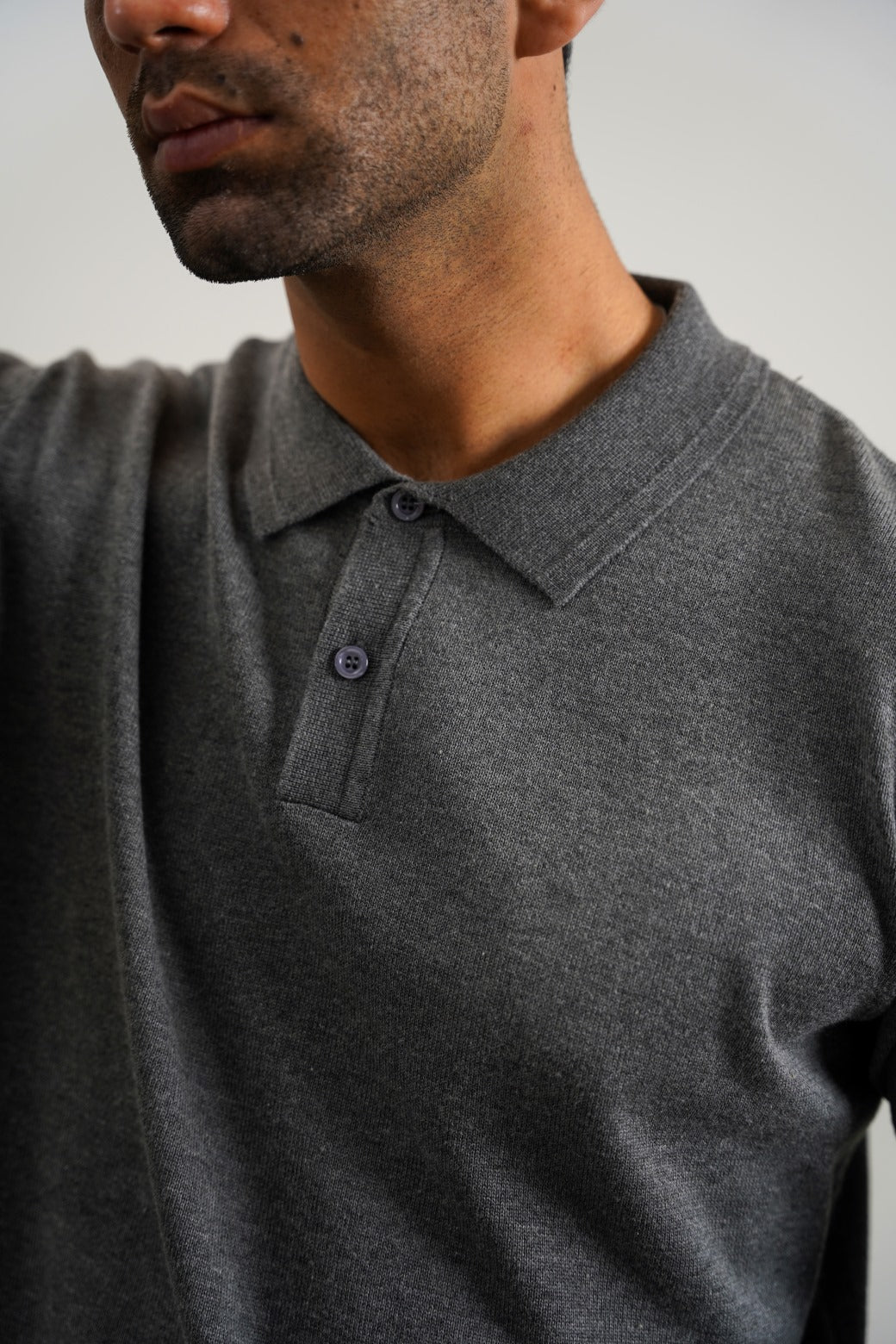 CHARCOAL CLASSIC POLO SHIRT