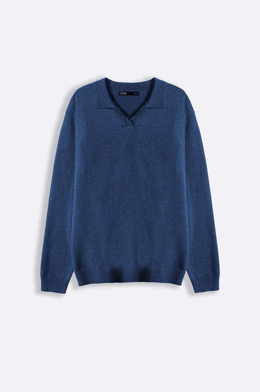 SOFT KNITTED POLO JUMPER