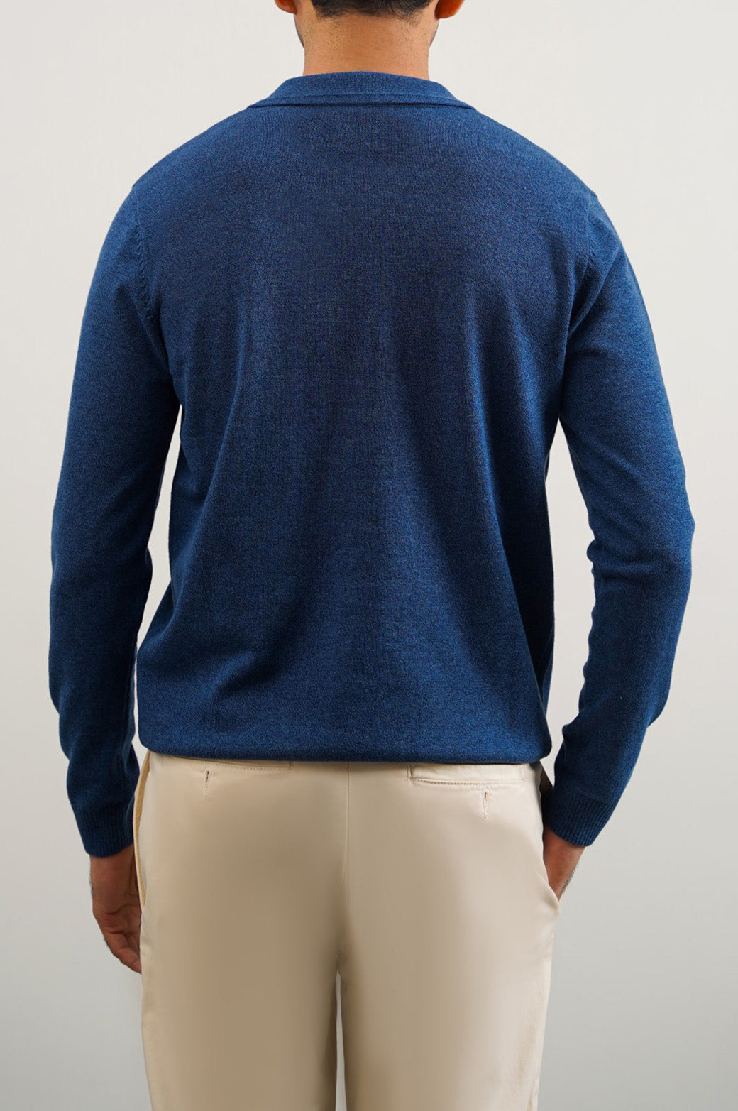 SOFT KNITTED POLO JUMPER