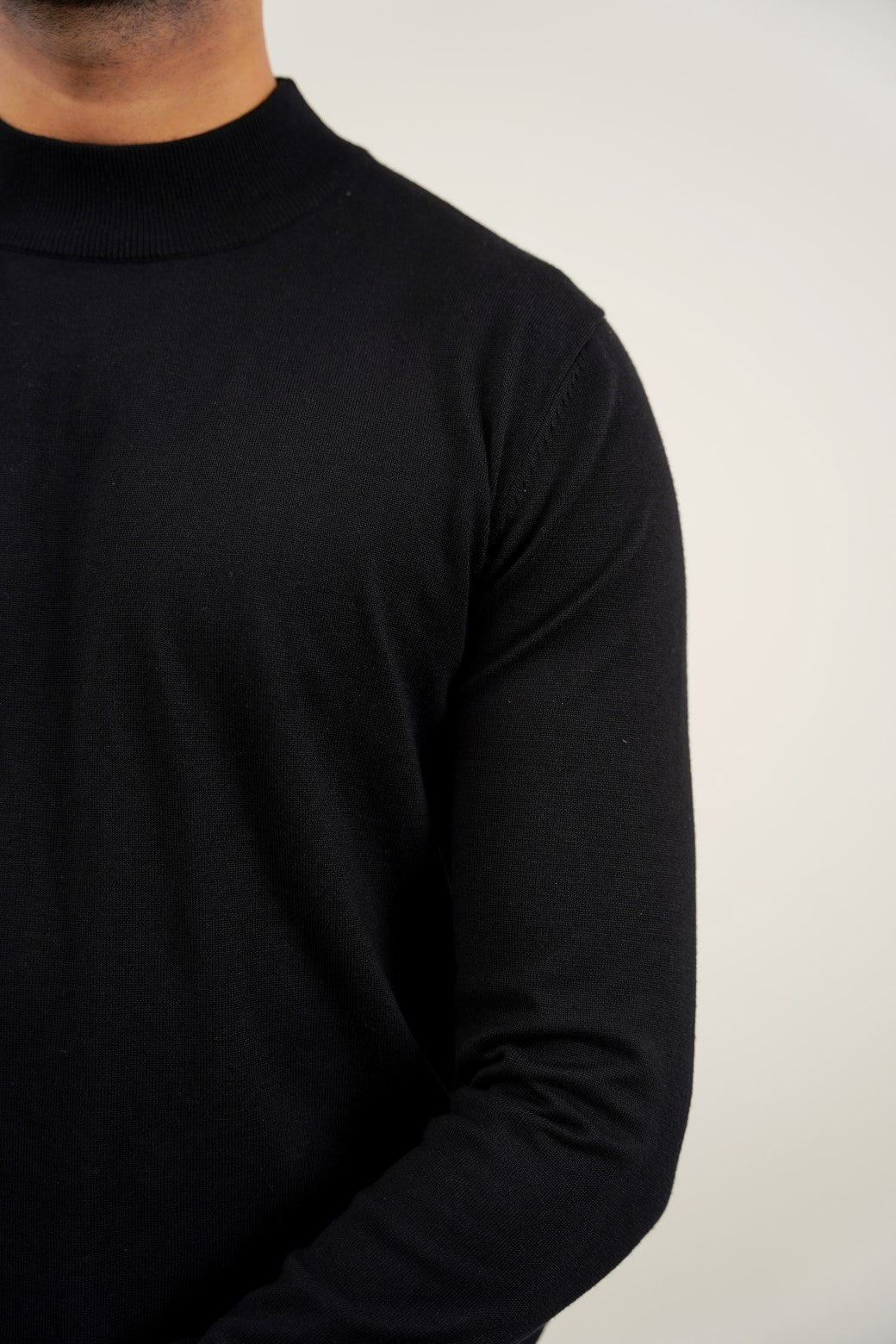 REGULAR RIBBED-KNIT JUMPER