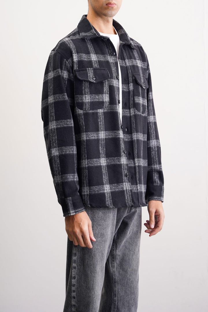 BOY-NEXT-DOOR FLANNEL OVERSHIRT