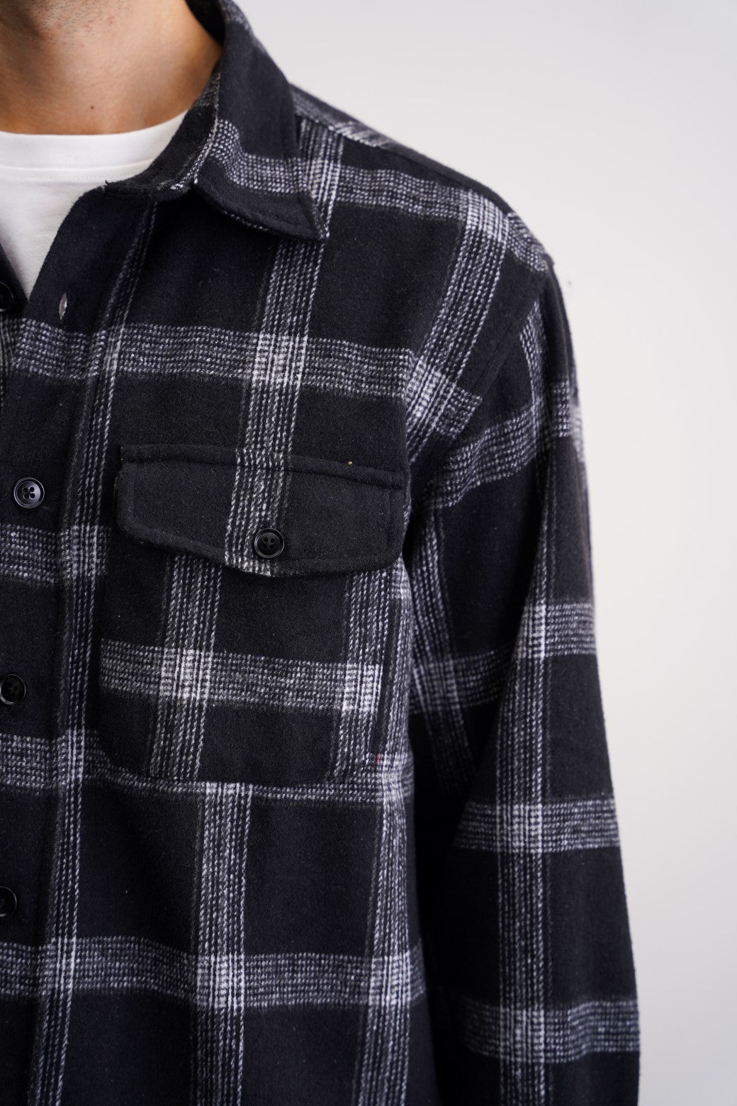 BOY-NEXT-DOOR FLANNEL OVERSHIRT