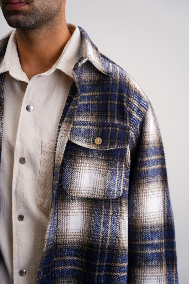 BOY-NEXT-DOOR FLANNEL OVERSHIRT