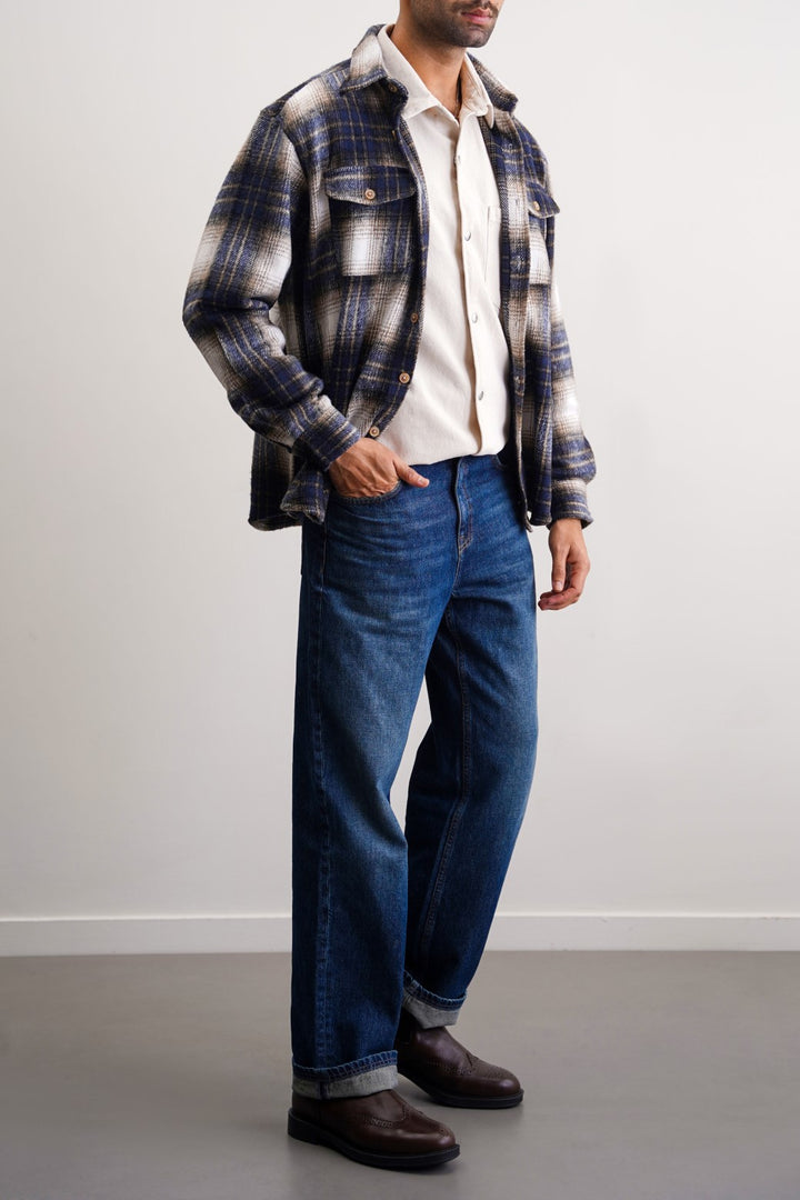 BOY-NEXT-DOOR FLANNEL OVERSHIRT