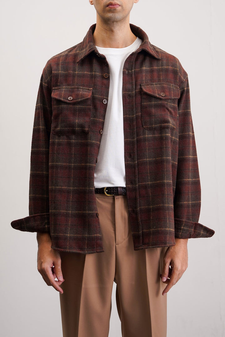 BOY-NEXT-DOOR FLANNEL OVERSHIRT