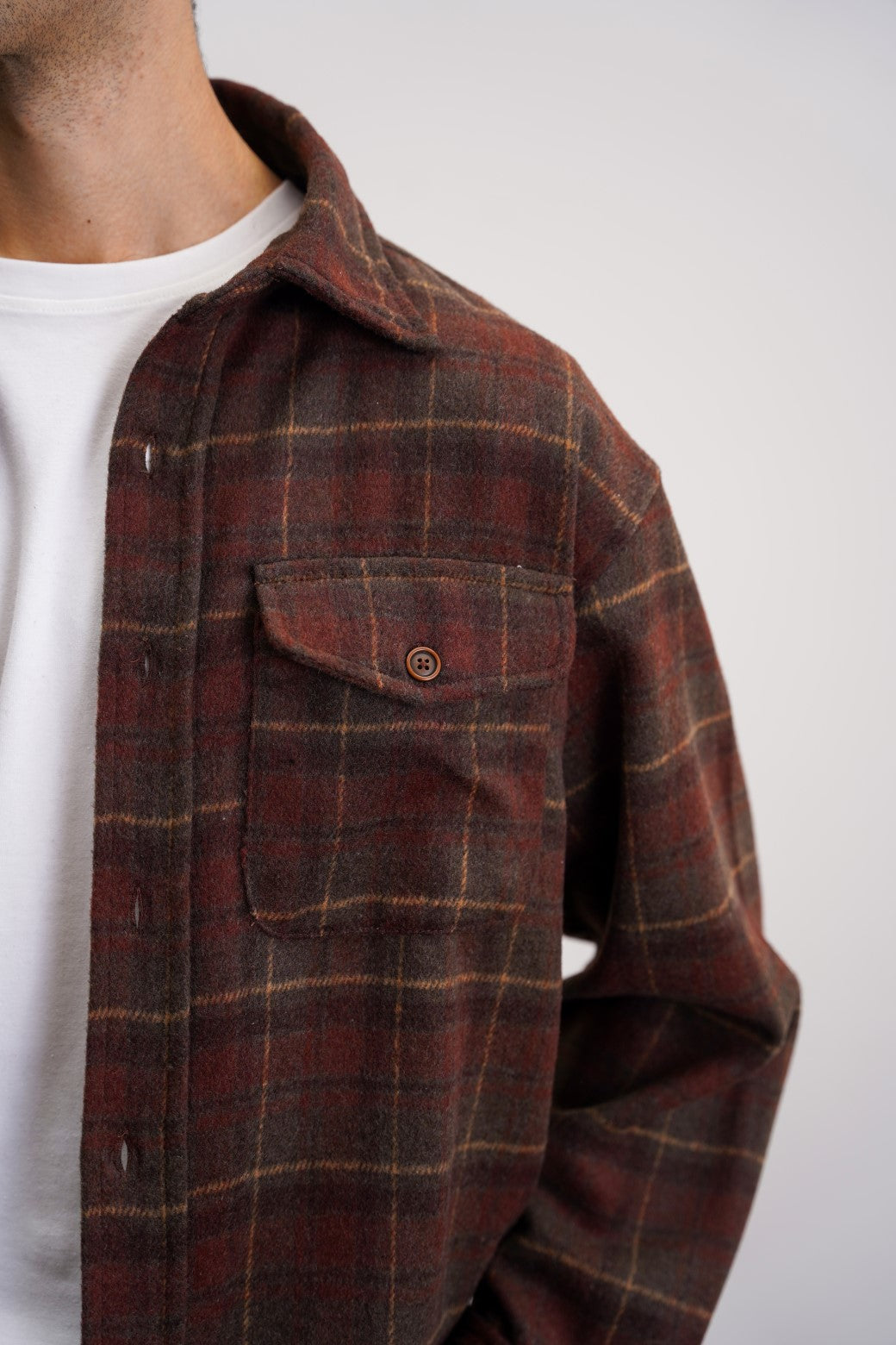 BOY-NEXT-DOOR FLANNEL OVERSHIRT