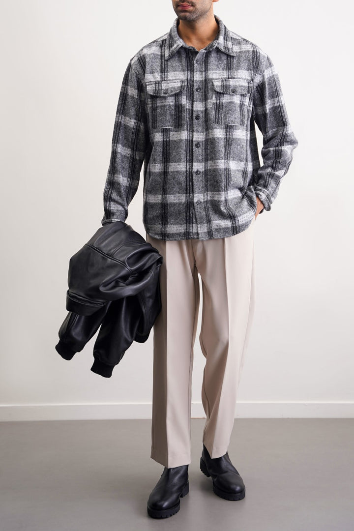 BOY-NEXT-DOOR FLANNEL OVERSHIRT