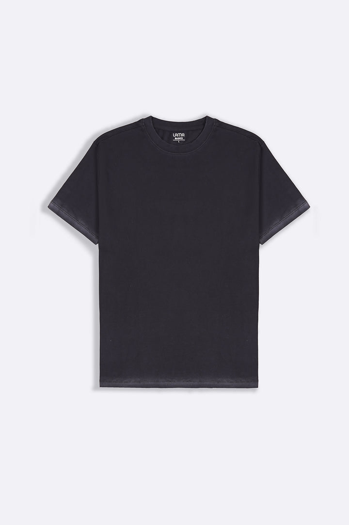 CHARCOAL SPRAY WASH TEE