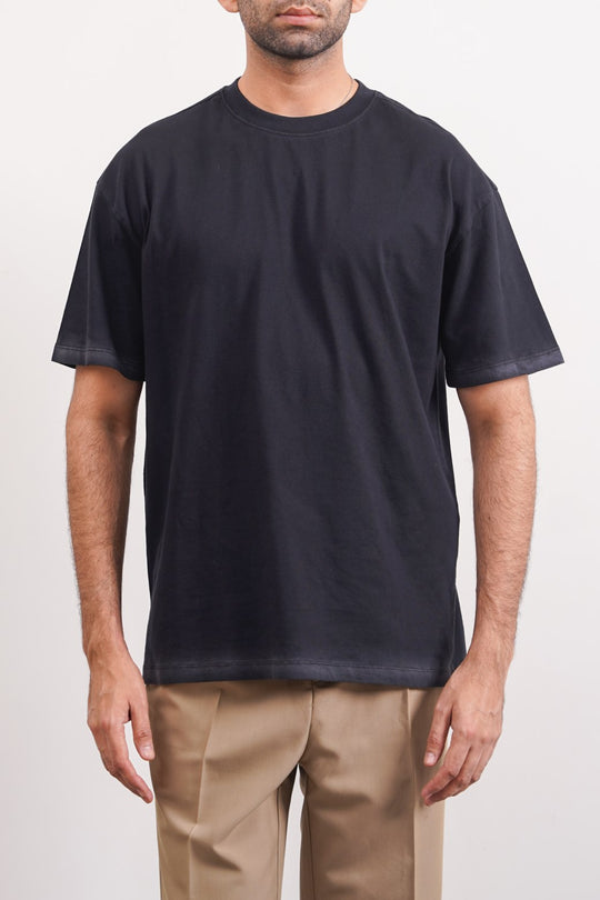CHARCOAL SPRAY WASH TEE