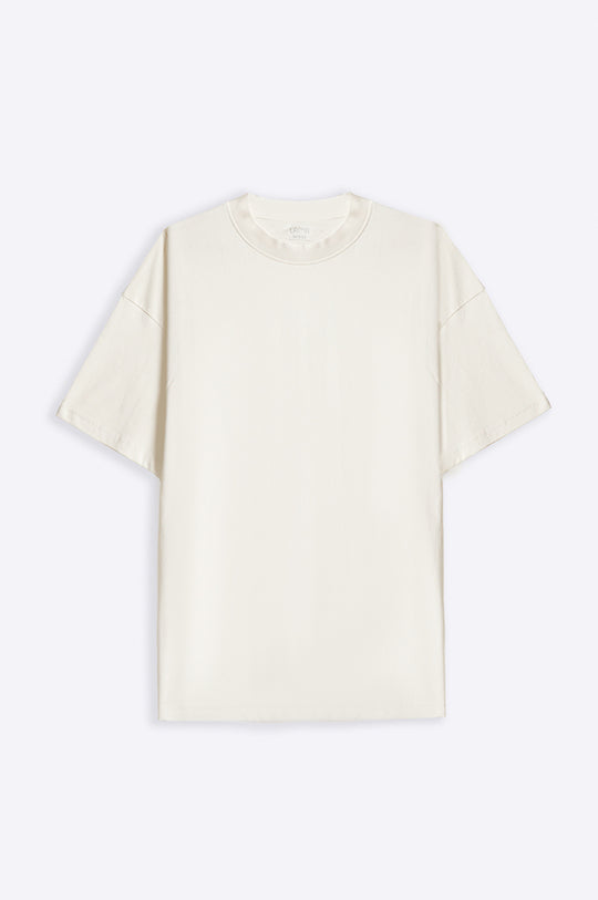 IVORY ABSTRACT PRINT TEE