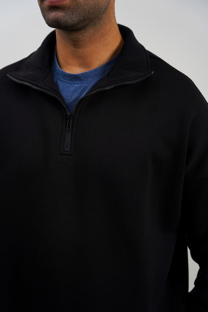 QUARTER ZIP SWEATSHIRT