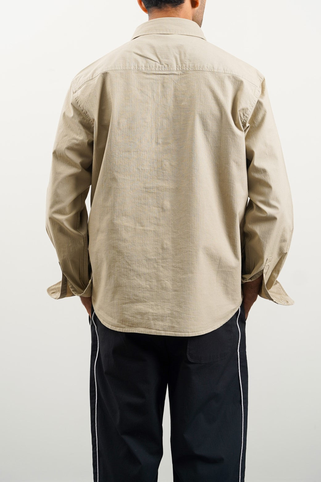 BEIGE OVERSIZED SHACKET