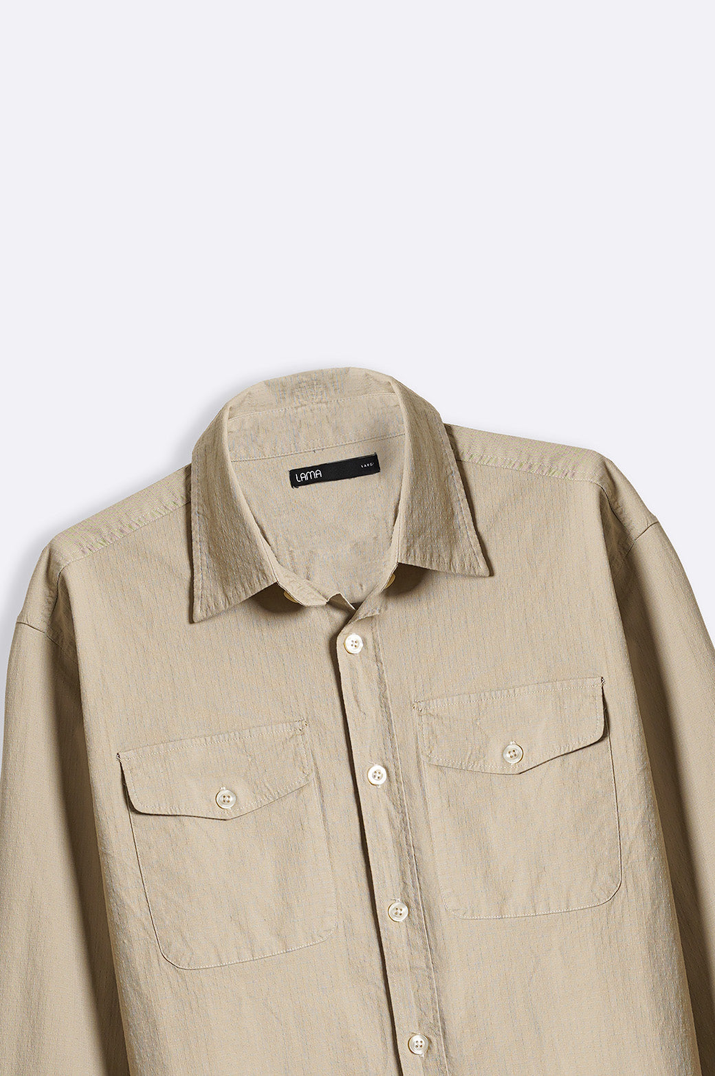 BEIGE OVERSIZED SHACKET